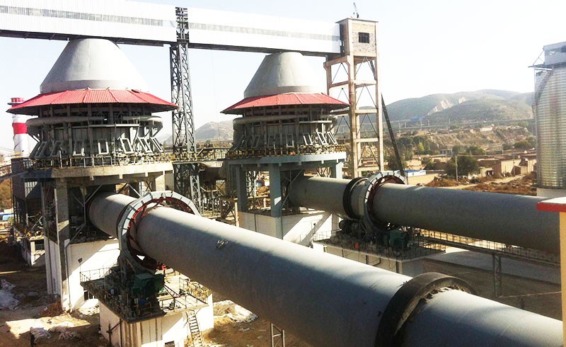 900T/D Rotary Kiln Used in Cement Production in Pakistan